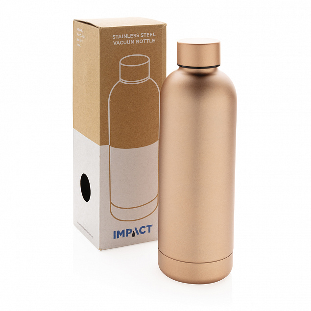Вакуумная бутылка Impact с двойными стенками из нержавеющей стали с логотипом в Санкт-Петербурге заказать по выгодной цене в кибермаркете AvroraStore