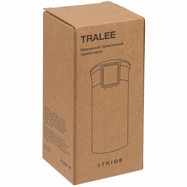 Термостакан Tralee, белый с логотипом в Санкт-Петербурге заказать по выгодной цене в кибермаркете AvroraStore