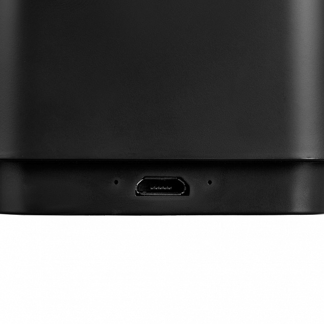 Беспроводная колонка с подсветкой логотипа Glim, черная с логотипом в Санкт-Петербурге заказать по выгодной цене в кибермаркете AvroraStore