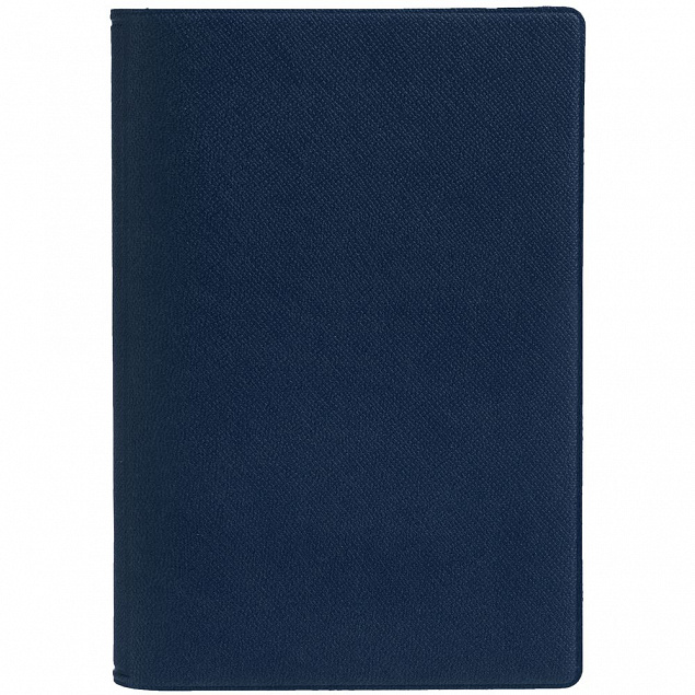 Обложка для паспорта Devon, синяя с логотипом в Санкт-Петербурге заказать по выгодной цене в кибермаркете AvroraStore