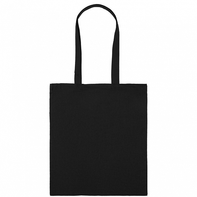 Холщовая сумка Basic 105, черная с логотипом в Санкт-Петербурге заказать по выгодной цене в кибермаркете AvroraStore