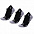 Набор из 3 пар спортивных женских носков Monterno Sport, черный с логотипом в Санкт-Петербурге заказать по выгодной цене в кибермаркете AvroraStore