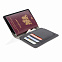 Обложка для паспорта Quebec с защитой от сканирования RFID, черный с логотипом в Санкт-Петербурге заказать по выгодной цене в кибермаркете AvroraStore