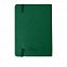 Блокнот SHADY JUNIOR с элементами планирования,  А6, зеленый, кремовый блок, темно-зеленый обрез с логотипом в Санкт-Петербурге заказать по выгодной цене в кибермаркете AvroraStore