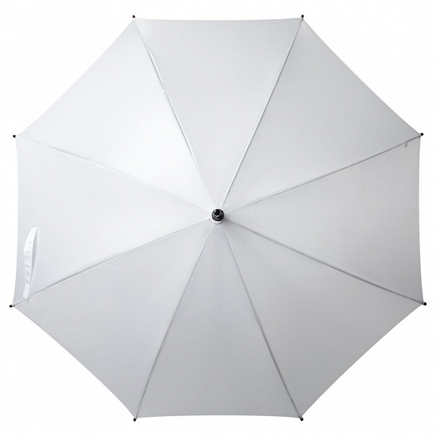 Зонт-трость Standard, белый с логотипом в Санкт-Петербурге заказать по выгодной цене в кибермаркете AvroraStore