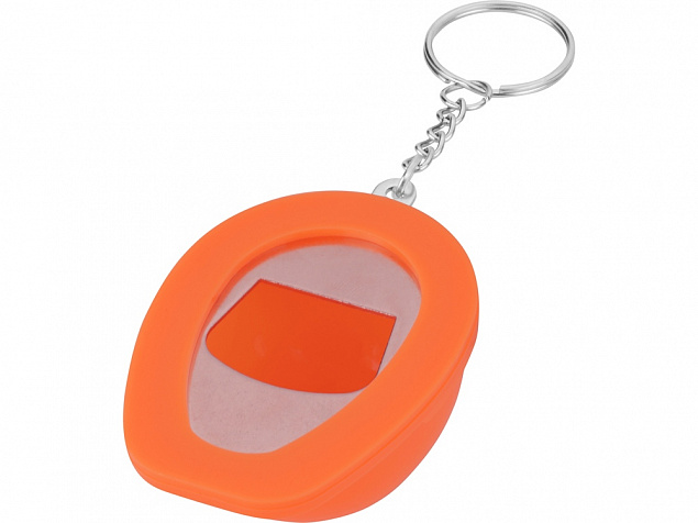 Брелок-открывалка Каска, оранжевый с логотипом в Санкт-Петербурге заказать по выгодной цене в кибермаркете AvroraStore
