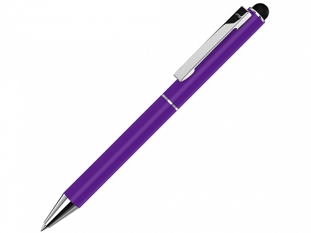 Ручка шариковая металлическая «Straight SI Touch» с логотипом в Санкт-Петербурге заказать по выгодной цене в кибермаркете AvroraStore