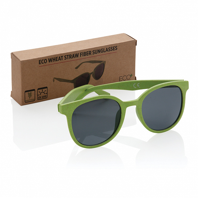 Солнцезащитные очки ECO, зеленый с логотипом в Санкт-Петербурге заказать по выгодной цене в кибермаркете AvroraStore