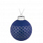 Елочный шар Queen, 8 см, синий с логотипом в Санкт-Петербурге заказать по выгодной цене в кибермаркете AvroraStore