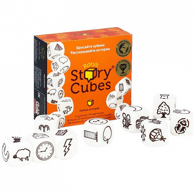 Игра «Кубики историй. Original» с логотипом в Санкт-Петербурге заказать по выгодной цене в кибермаркете AvroraStore