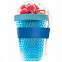 Охлаждающий контейнер Chill Yo 2 Go, голубой с логотипом в Санкт-Петербурге заказать по выгодной цене в кибермаркете AvroraStore