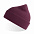 Шапка NELSON в рубчик с отворотом,100%  органический хлопок, бордовый с логотипом в Санкт-Петербурге заказать по выгодной цене в кибермаркете AvroraStore