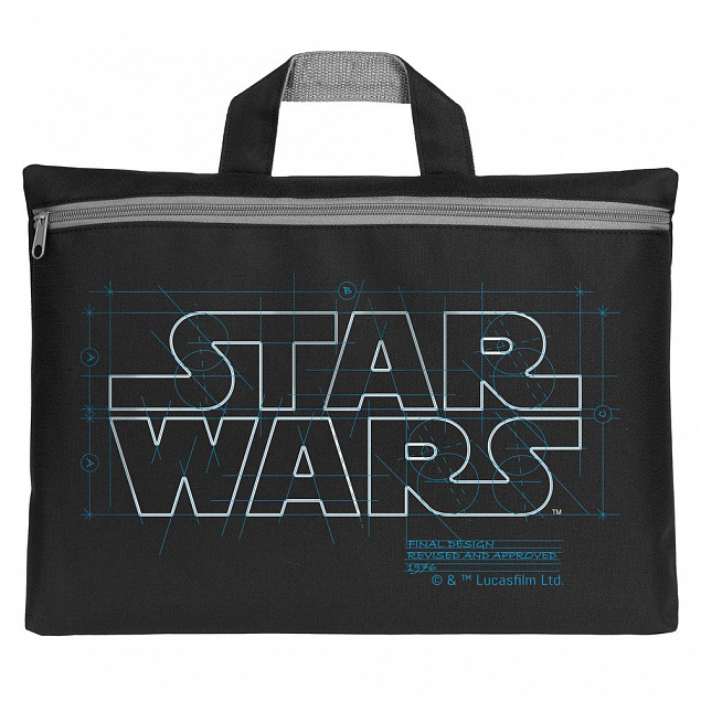 Сумка-папка Star Wars Final Design, черная с логотипом в Санкт-Петербурге заказать по выгодной цене в кибермаркете AvroraStore