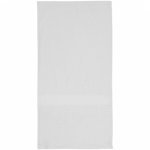 Полотенце Soft Me Light ver.2, малое, белое с логотипом в Санкт-Петербурге заказать по выгодной цене в кибермаркете AvroraStore