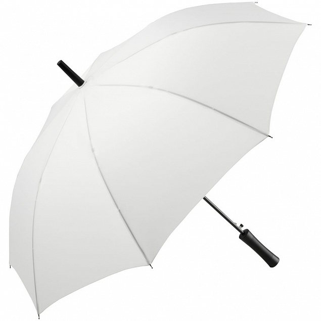Зонт-трость Lanzer, белый с логотипом в Санкт-Петербурге заказать по выгодной цене в кибермаркете AvroraStore