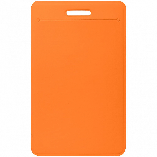 Чехол для пропуска с ретрактором Dorset, оранжевый с логотипом в Санкт-Петербурге заказать по выгодной цене в кибермаркете AvroraStore