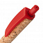Ручка шариковая Grapho, красная с логотипом в Санкт-Петербурге заказать по выгодной цене в кибермаркете AvroraStore