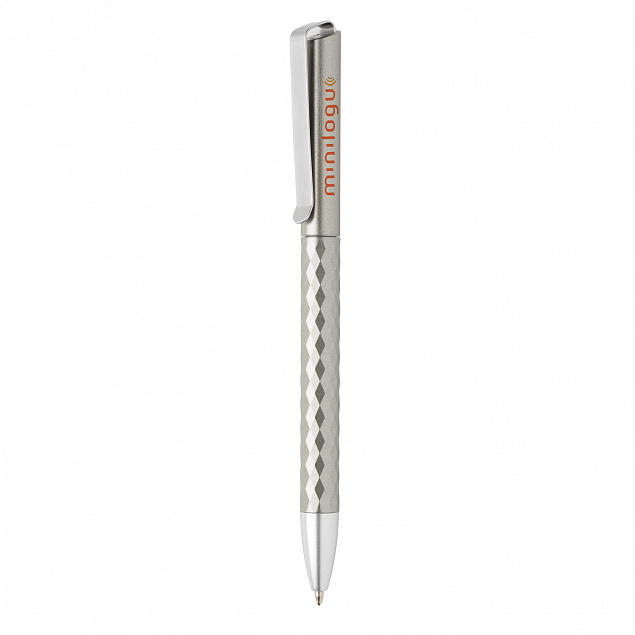 Ручка X3.1, серый с логотипом в Санкт-Петербурге заказать по выгодной цене в кибермаркете AvroraStore