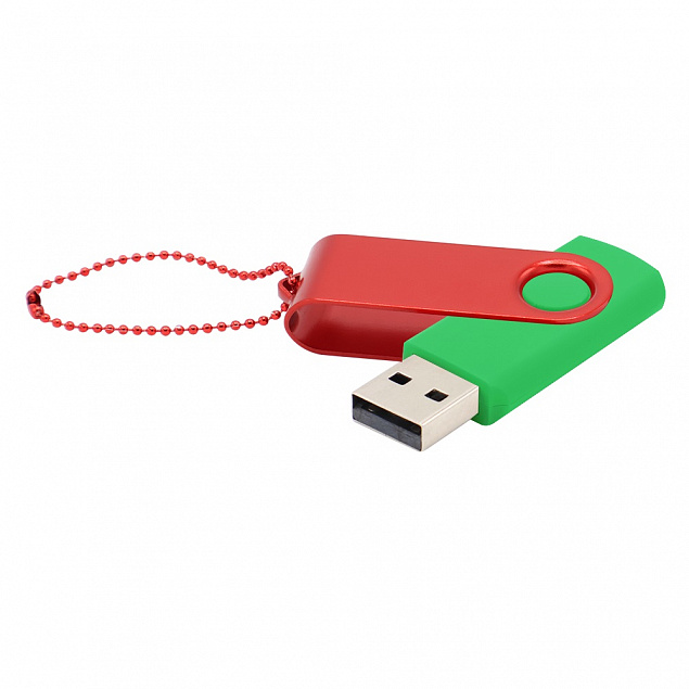 Флешка Designer To Go 2.0 USB 16Gb, зеленый/красный с логотипом в Санкт-Петербурге заказать по выгодной цене в кибермаркете AvroraStore