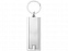 Брелок-фонарик Castor, серебристый/серый с логотипом в Санкт-Петербурге заказать по выгодной цене в кибермаркете AvroraStore