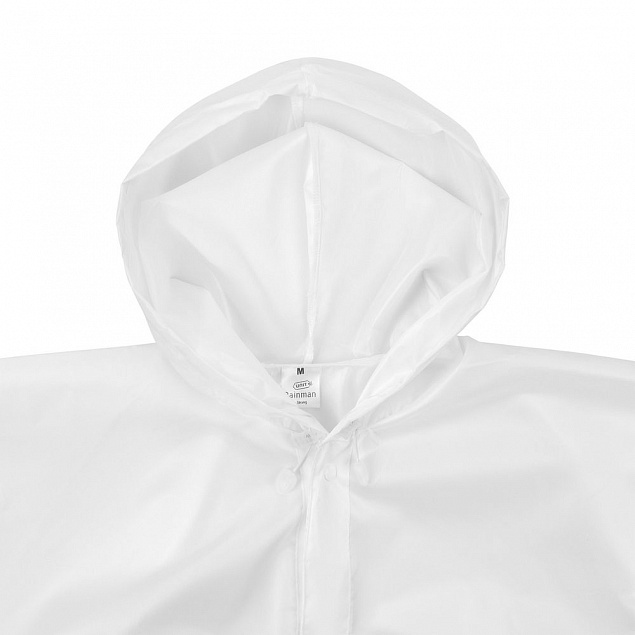 Дождевик унисекс Rainman Strong, белый с логотипом в Санкт-Петербурге заказать по выгодной цене в кибермаркете AvroraStore