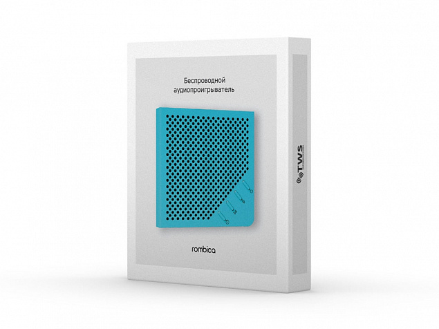 Портативная акустика Rombica mysound Note Blue с логотипом в Санкт-Петербурге заказать по выгодной цене в кибермаркете AvroraStore