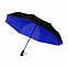Автоматический противоштормовой складной зонт Sherp - Синий HH с логотипом в Санкт-Петербурге заказать по выгодной цене в кибермаркете AvroraStore