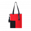 Шоппер Superbag Color (красный с чёрным) с логотипом в Санкт-Петербурге заказать по выгодной цене в кибермаркете AvroraStore