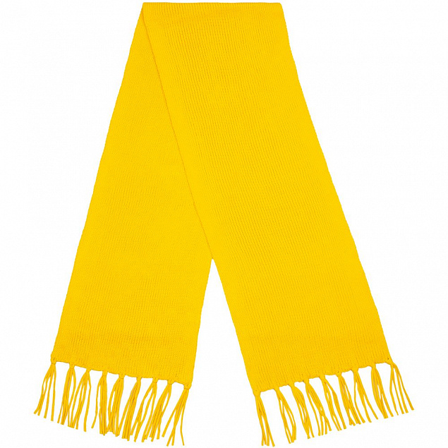 Шарф Flette, желтый с логотипом в Санкт-Петербурге заказать по выгодной цене в кибермаркете AvroraStore