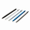 Металлическая ручка-стилус Slim, серый с логотипом в Санкт-Петербурге заказать по выгодной цене в кибермаркете AvroraStore