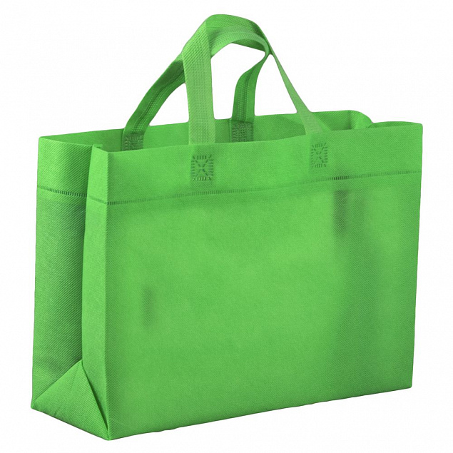 Сумка для покупок Span 3D, зеленая с логотипом в Санкт-Петербурге заказать по выгодной цене в кибермаркете AvroraStore