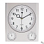 Настенные часы SATURN, серебряный с логотипом в Санкт-Петербурге заказать по выгодной цене в кибермаркете AvroraStore