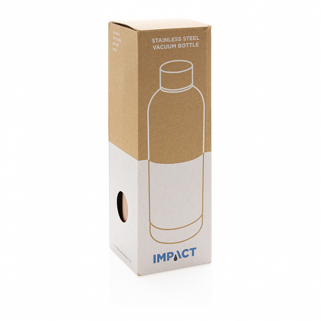 Вакуумная бутылка Impact с двойными стенками из нержавеющей стали с логотипом в Санкт-Петербурге заказать по выгодной цене в кибермаркете AvroraStore