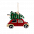 Ёлочная игрушка Машинка (красный) с логотипом в Санкт-Петербурге заказать по выгодной цене в кибермаркете AvroraStore