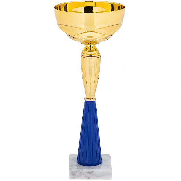 Кубок Kudos, средний, синий с логотипом в Санкт-Петербурге заказать по выгодной цене в кибермаркете AvroraStore