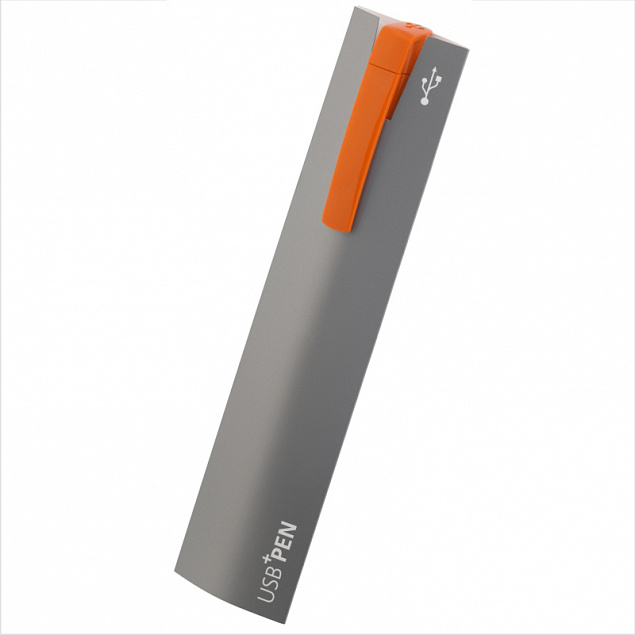 Ручка с флеш-картой USB 8GB «TURNUS M» с логотипом в Санкт-Петербурге заказать по выгодной цене в кибермаркете AvroraStore