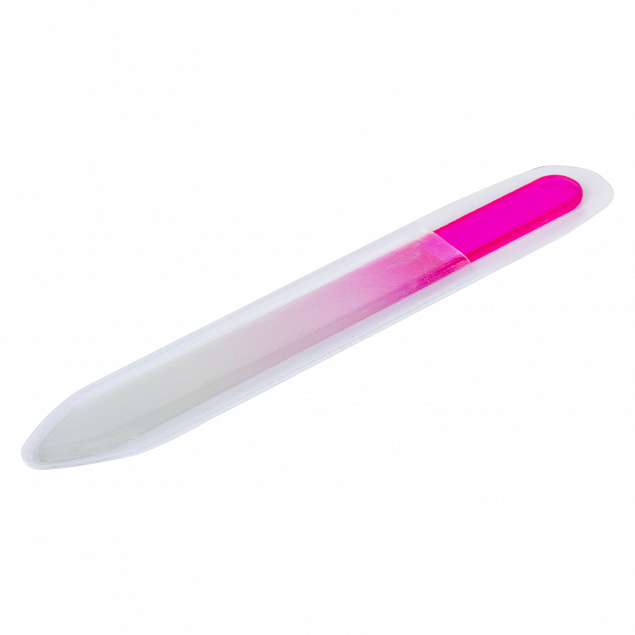Стеклянная пилочка для ногтей,розовый с логотипом в Санкт-Петербурге заказать по выгодной цене в кибермаркете AvroraStore
