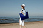 Пляжная сумка-трансформер Camper Bag, синяя с логотипом в Санкт-Петербурге заказать по выгодной цене в кибермаркете AvroraStore