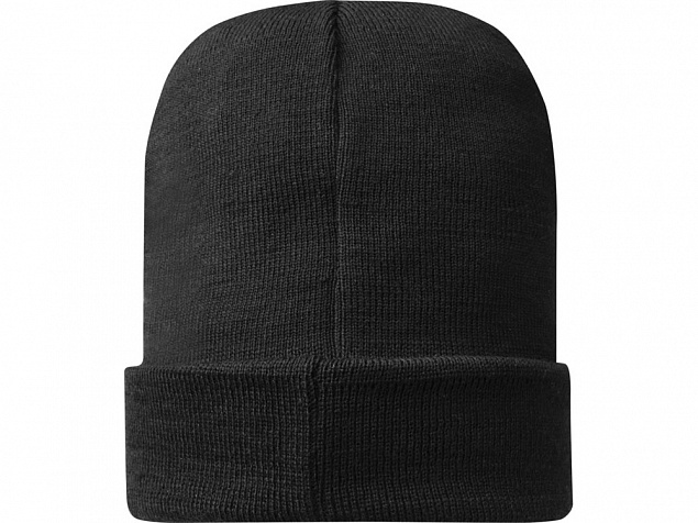 Hale, шапка из пряжи Polylana®, черный с логотипом в Санкт-Петербурге заказать по выгодной цене в кибермаркете AvroraStore