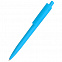 Ручка пластиковая Agata софт-тач, голубая с логотипом в Санкт-Петербурге заказать по выгодной цене в кибермаркете AvroraStore