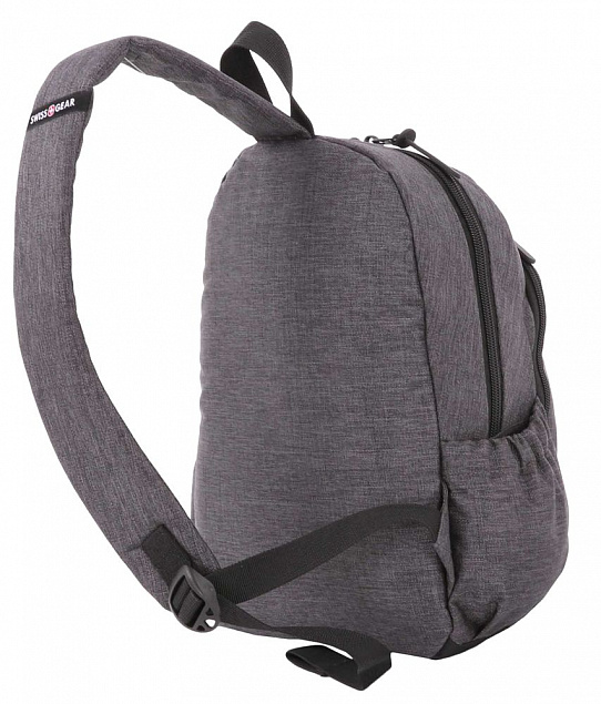 Рюкзак на одно плечо Swissgear Grey Heather, серый с логотипом в Санкт-Петербурге заказать по выгодной цене в кибермаркете AvroraStore