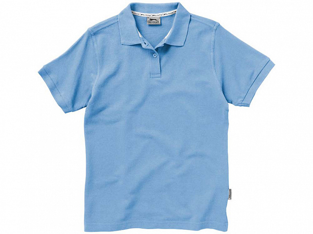 Рубашка поло Forehand женская, голубой с логотипом в Санкт-Петербурге заказать по выгодной цене в кибермаркете AvroraStore