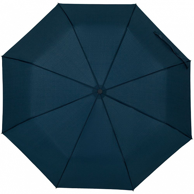 Зонт складной Comfort, синий с логотипом в Санкт-Петербурге заказать по выгодной цене в кибермаркете AvroraStore