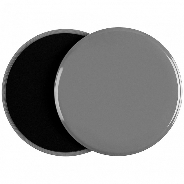 Набор фитнес-дисков Gliss, серый с логотипом в Санкт-Петербурге заказать по выгодной цене в кибермаркете AvroraStore