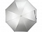 Зонт трость Ривер, механический 23, серебристый/черный с логотипом в Санкт-Петербурге заказать по выгодной цене в кибермаркете AvroraStore