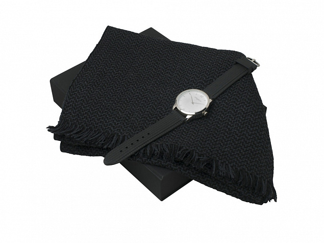 Подарочный набор Celso: шарф, часы наручные мужские с логотипом в Санкт-Петербурге заказать по выгодной цене в кибермаркете AvroraStore