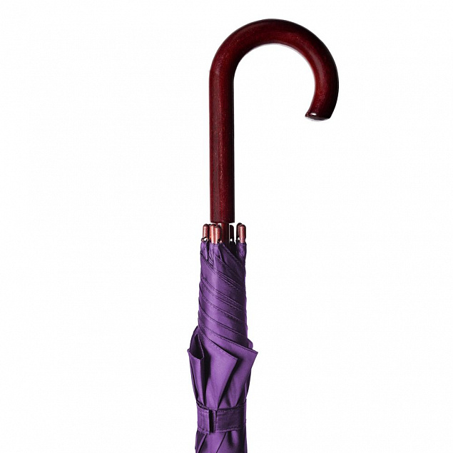 Зонт-трость Standard, фиолетовый с логотипом в Санкт-Петербурге заказать по выгодной цене в кибермаркете AvroraStore