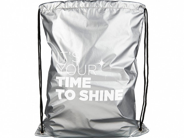 Рюкзак-мешок Be Inspired блестящий с логотипом в Санкт-Петербурге заказать по выгодной цене в кибермаркете AvroraStore