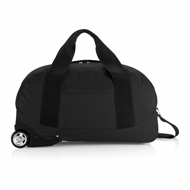 Дорожная сумка на колесах Basic, черный с логотипом в Санкт-Петербурге заказать по выгодной цене в кибермаркете AvroraStore