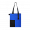 Шоппер Superbag Color (синий с чёрным) с логотипом в Санкт-Петербурге заказать по выгодной цене в кибермаркете AvroraStore